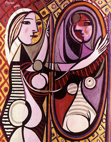 Pablo Picasso ‘Girl Before a Mirror’, 1932,  oil on canvas,  64” x 51 l/4”